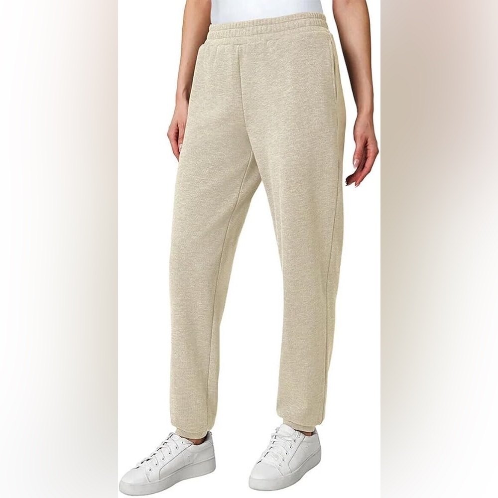 Mondetta Beige Jogger Sweatpants Fleece Lined Lounge Athleisure Size XXL